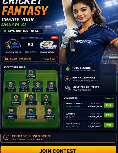 Yonoslotsguru (yono slots guru) fantasy cricket & matchday visual 3